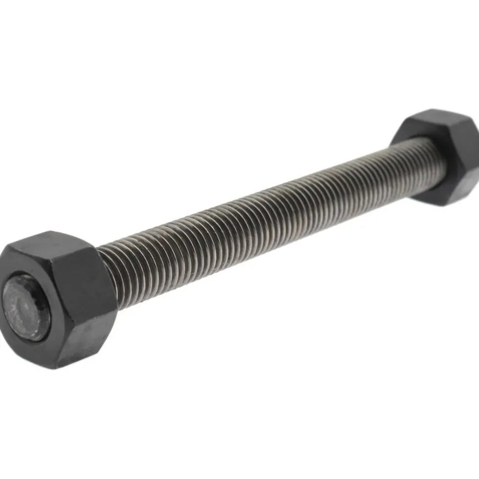 3/4-10, 7-3/4" Long, Uncoated, Steel, Fully Threaded Stud with Nut