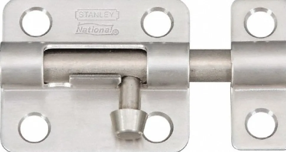 2-1/2" Long, 1-1/2" Wide Barrel Bolts