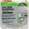 17' Long x 3/8" Wide, Closed Cell PVC Foam Tape Weatherstripping