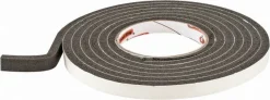 10' Long x 1/2" Wide, High Density Foam Tape Weatherstripping