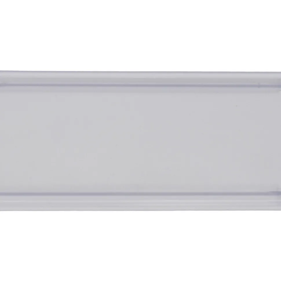 3 Long x 1-1/4 Wide, Snap On Back, Label Holder
