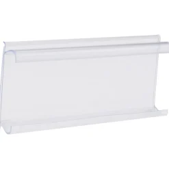 3 Long x 1-1/4 Wide, Snap On Back, Label Holder