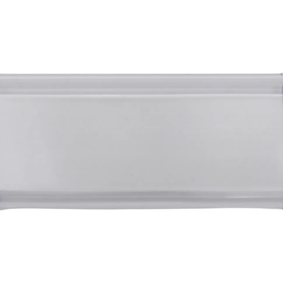 3 Long x 1-1/4 Wide, Snap On Back, Label Holder