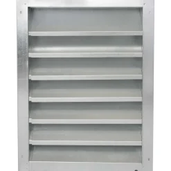 Louvers: Type: Galvanized, Intake or Exhaust, Adjustable Width; Depth (Inch): 4; Height (Inch): 14