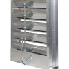 Louvers: Type: Intake or Exhaust, Extruded Aluminum, Combination Louver/Damper with Drainable Blades; Width (Inch): 36; Depth (Inch): 4; Height (Inch): 36