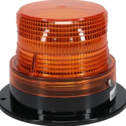 Low Profile Mini Strobe Light: Amber, Surface Mount, 12 to 48VDC