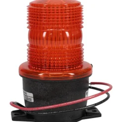Low Profile Mini Strobe Light: Amber, T-Mount Mount, 12 to 48VDC