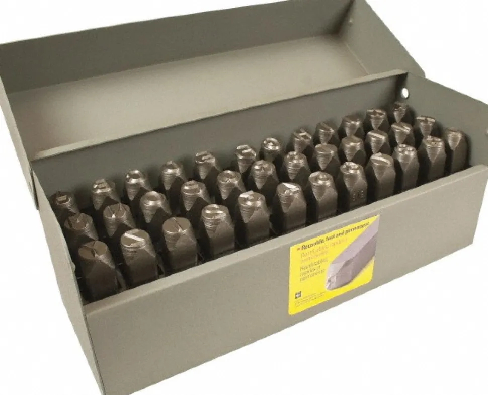 Low Stress Round Face-Full Stamp Set: 1/4" Character, 36 pc