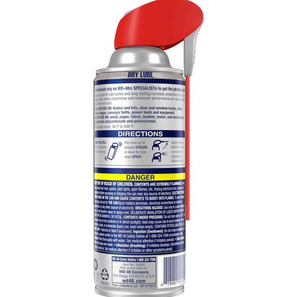 Lubricant: 10 oz Aerosol Can, Dry Film