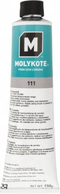 Lubricant: 5.3 oz Tube, Silicone