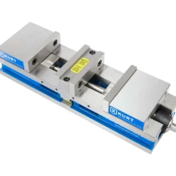 Machine Vise: Double-Station, 6.0000" Jaw Width, 4" Jaw Opening, Stationary Base