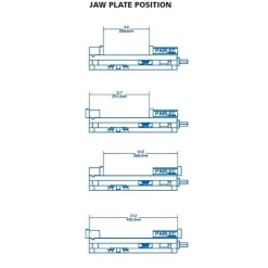 Machine Vise: Single-Station, 5.9400" Jaw Width, 9" Jaw Opening, Stationary Base