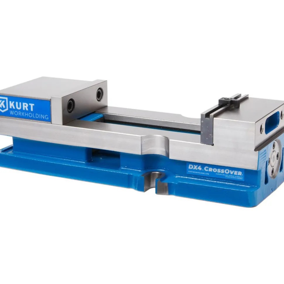 Machine Vise: Single-Station, 4.0000" Jaw Width, 6-1/2" Jaw Opening, Stationary Base, Precision