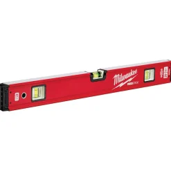 Magnetic 24" Long 3 Vial Box Beam Level