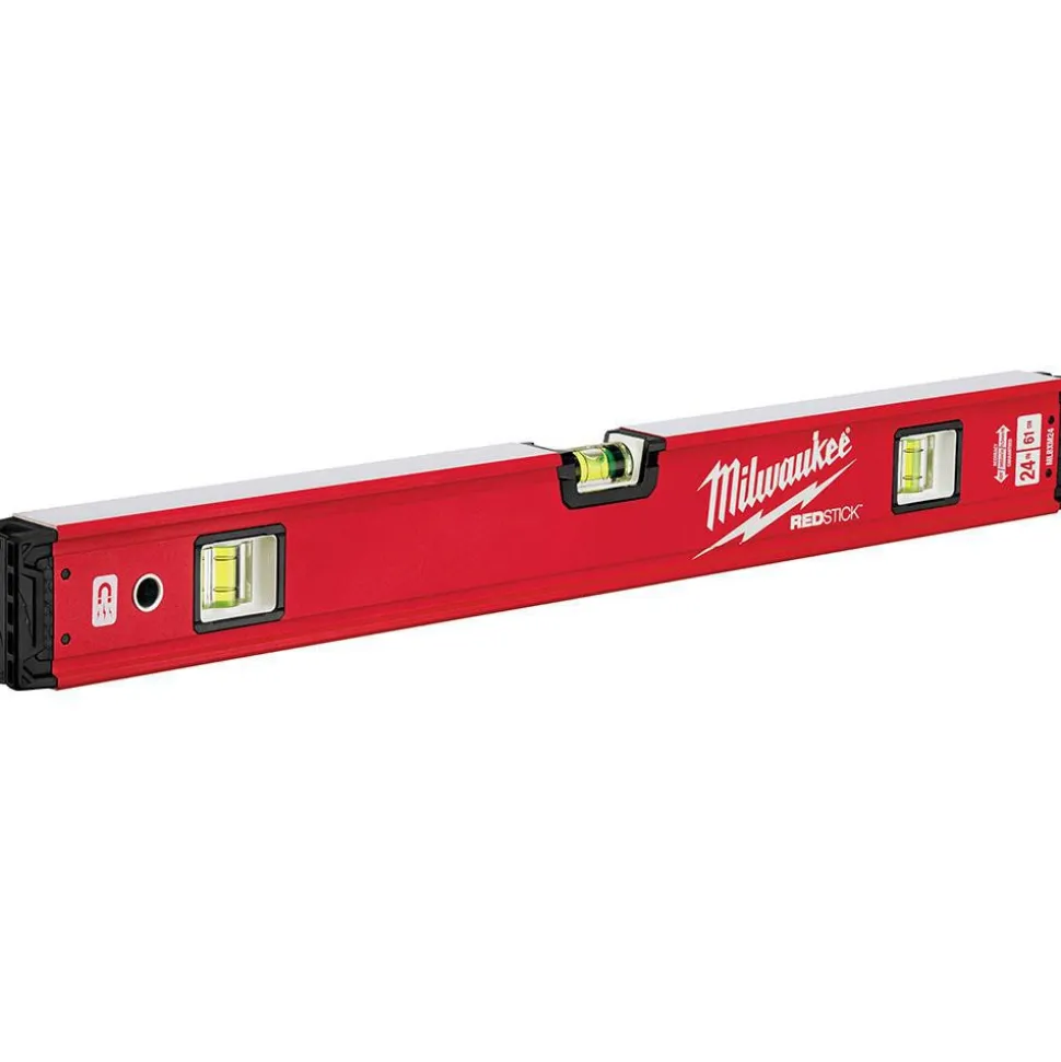 Magnetic 24" Long 3 Vial Box Beam Level