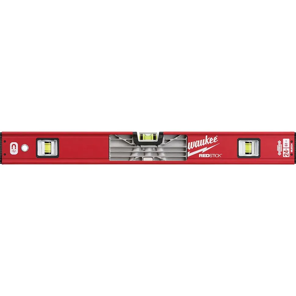 Magnetic 24" Long 3 Vial Box Beam Level