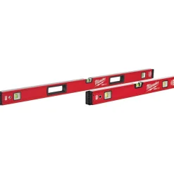 Magnetic 24" & 48" Long 6 Vial Box Beam Level