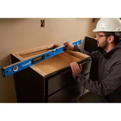 Magnetic 24" Long 3 Vial Box Beam Level