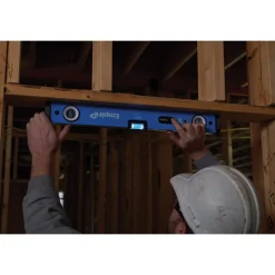 Magnetic 24" Long 3 Vial Box Beam Level