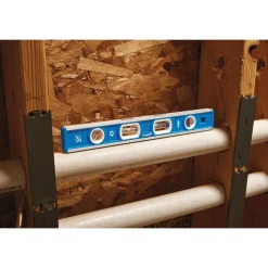 Magnetic 12" Long 4 Vial Torpedo Level