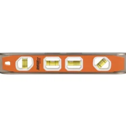 Magnetic 12" Long 4 Vial Torpedo Level