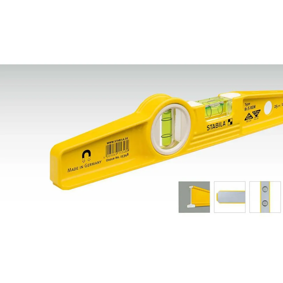 Magnetic 10" Long 2 Vial Torpedo Level