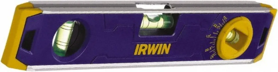 Magnetic 9" Long 3 Vial Torpedo Level