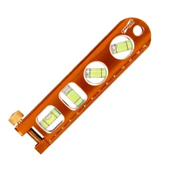 Magnetic 6" Long 4 Vial Torpedo Level