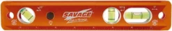 Magnetic 9" Long 3 Vial Torpedo Level