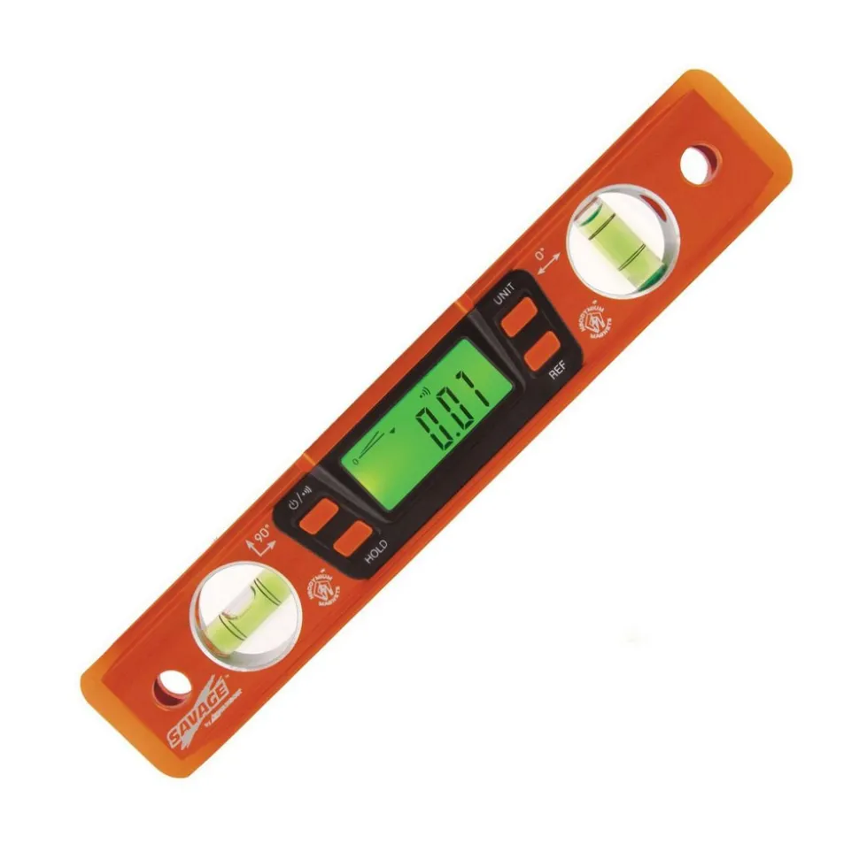 Magnetic 9" Long 2 Vial Torpedo Level