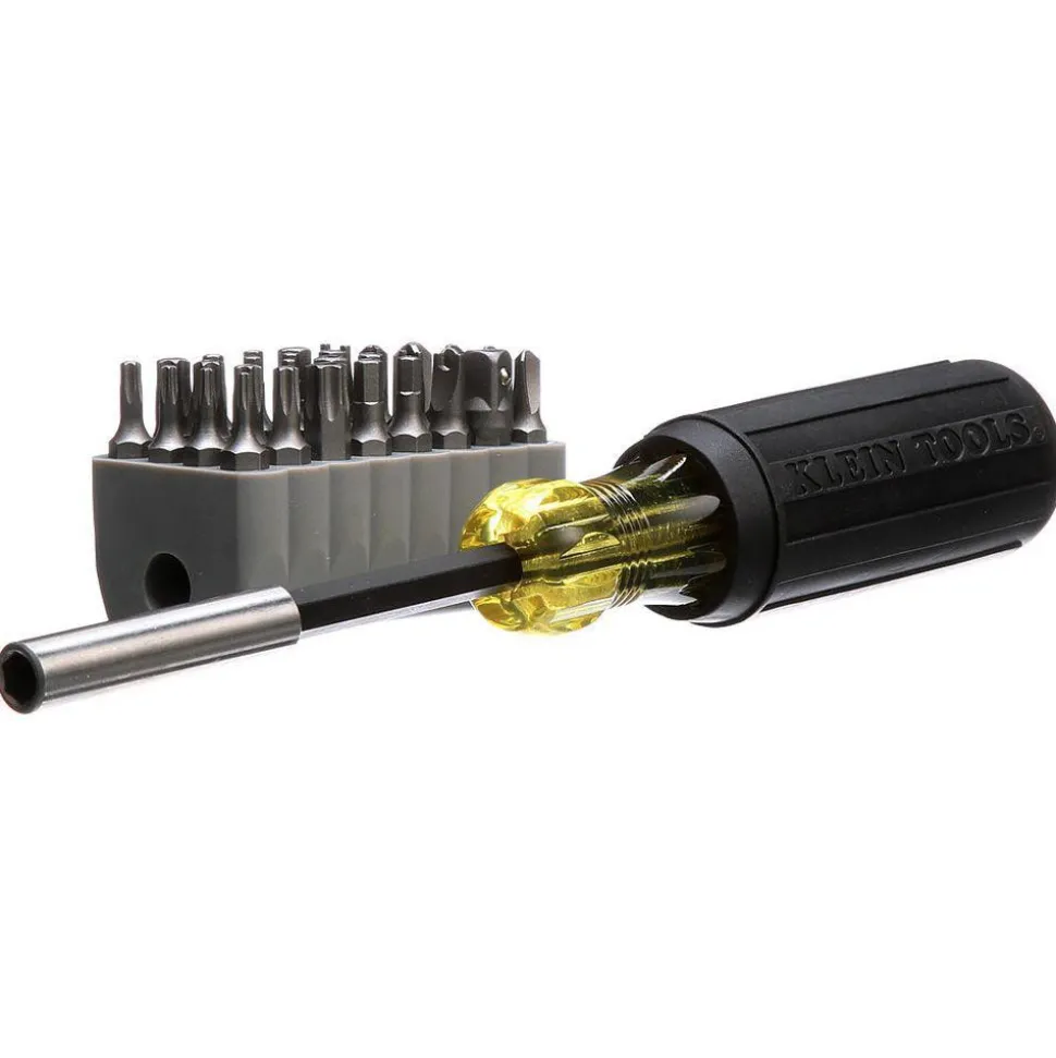 Magnetic Screwdriver with 32-Piece Tamperproof Bit Set