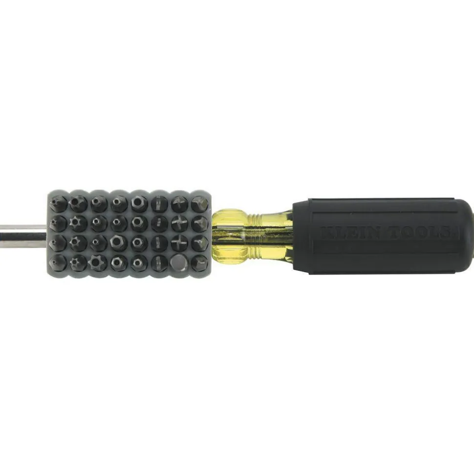 Magnetic Screwdriver with 32-Piece Tamperproof Bit Set