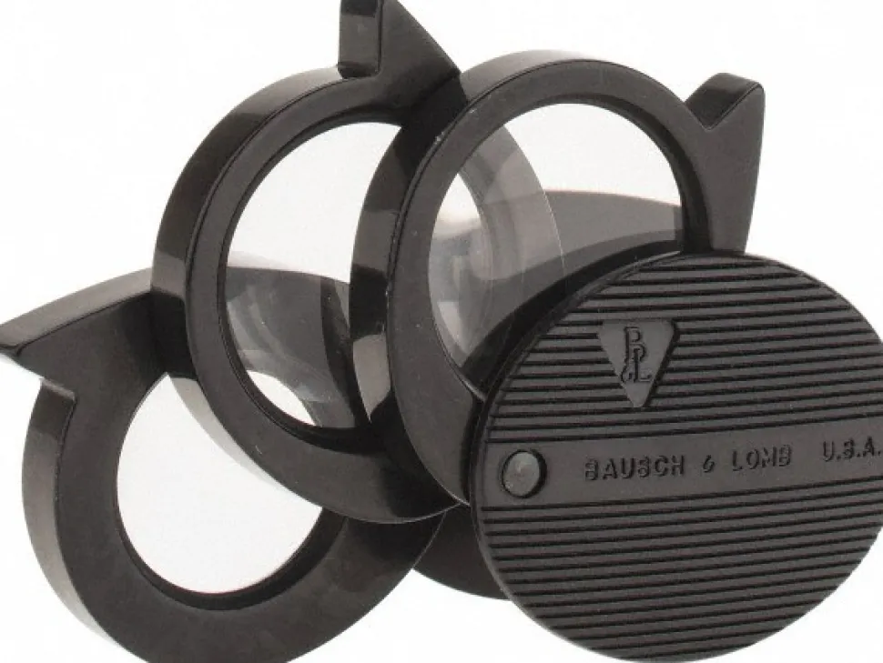 Magnifier: 20x, Round, Glass