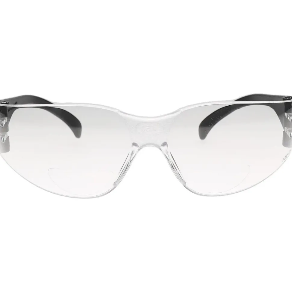 Magnifying Safety Glasses: 1.50, Clear Lenses, Scratch-Resistant, ANSI Z87.1-2003
