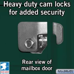 Mailboxes: Mount Type: Pedestal; Lockable: Yes; Material: Aluminum; Color: Green
