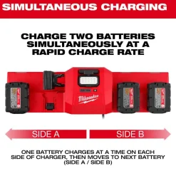 M18™ and M12™ Gangbox Rapid Charger