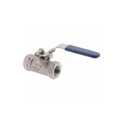 Manual Ball Valve: 1/2" Pipe, Reduced Port