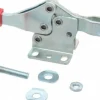 Manual Hold-Down Toggle Clamp: Horizontal, 200.00 lb Capacity, U-Bar, Flanged Base