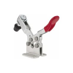 Manual Hold-Down Toggle Clamp: Horizontal, 200.00 lb Capacity, U-Bar, Flanged Base