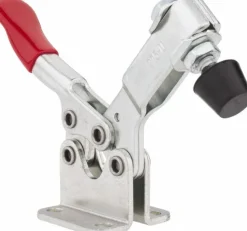 Manual Hold-Down Toggle Clamp: Horizontal, 200.00 lb Capacity, U-Bar, Flanged Base