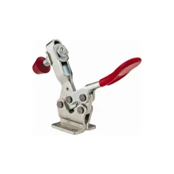 Manual Hold-Down Toggle Clamp: Horizontal, 500.00 lb Capacity, U-Bar, Flanged Base