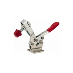 Manual Hold-Down Toggle Clamp: Horizontal, 500.00 lb Capacity, U-Bar, Flanged Base