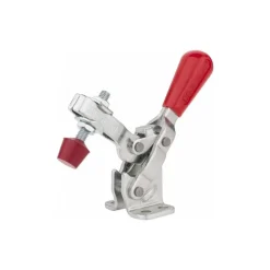 Manual Hold-Down Toggle Clamp: Vertical, 200.00 lb Capacity, U-Bar, Flanged Base