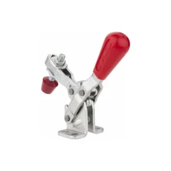 Manual Hold-Down Toggle Clamp: Vertical, 200.00 lb Capacity, U-Bar, Flanged Base