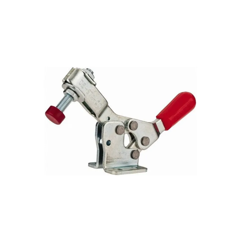 Manual Hold-Down Toggle Clamp: Horizontal, 150.00 lb Capacity, U-Bar, Flanged Base