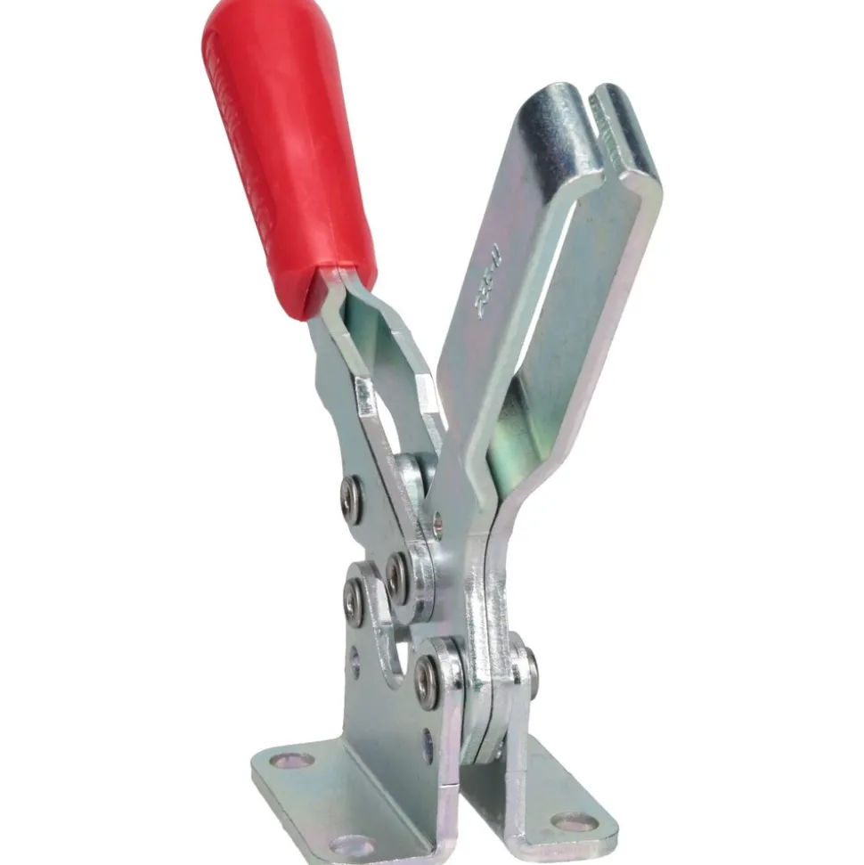 Manual Hold-Down Toggle Clamp: Horizontal, 750.00 lb Capacity, U-Bar, Flanged Base