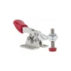 Manual Hold-Down Toggle Clamp: Horizontal, 60.00 lb Capacity, Solid Bar, Flanged Base