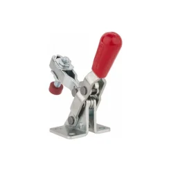 Manual Hold-Down Toggle Clamp: Vertical, 100.00 lb Capacity, U-Bar, Flanged Base