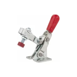 Manual Hold-Down Toggle Clamp: Vertical, 100.00 lb Capacity, U-Bar, Flanged Base