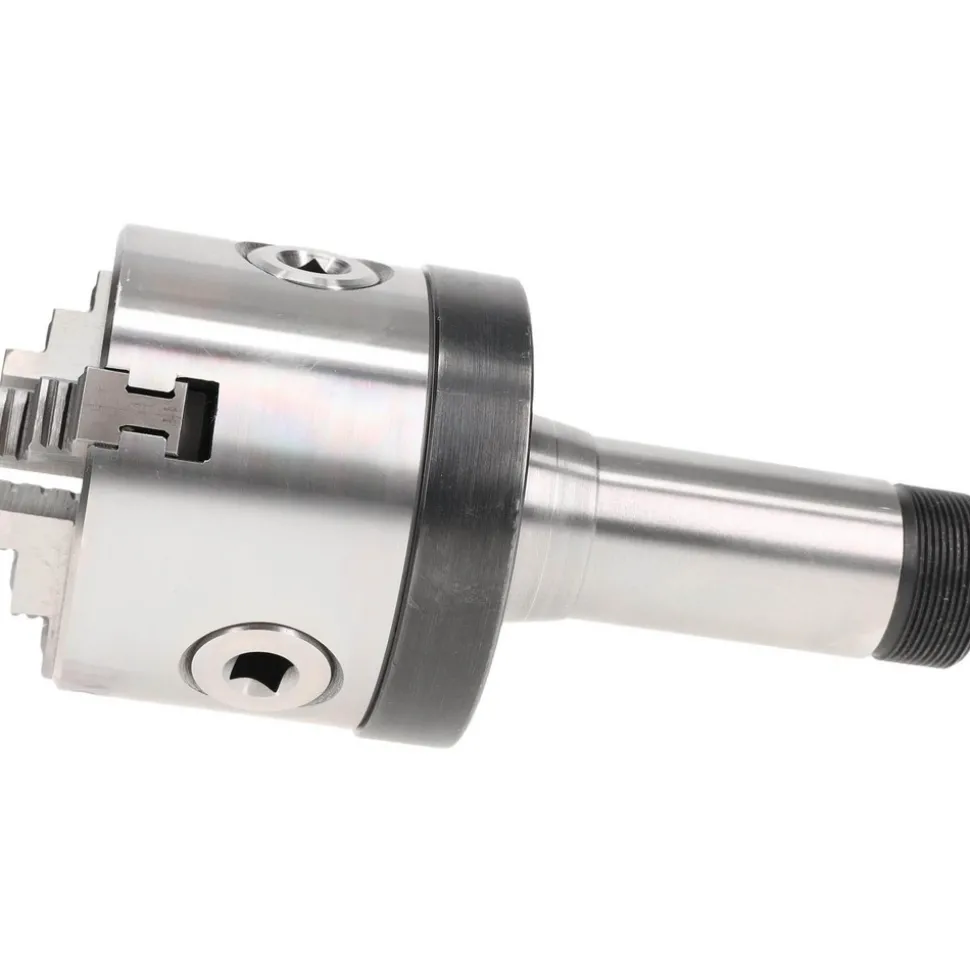 Manual Lathe Chuck: 3", 3 Jaw, Self-Centering